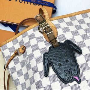 AUTHENTIC LOUIS VUITTON EPI GRACE CODDINGTON CATOGRAM DOG CARD